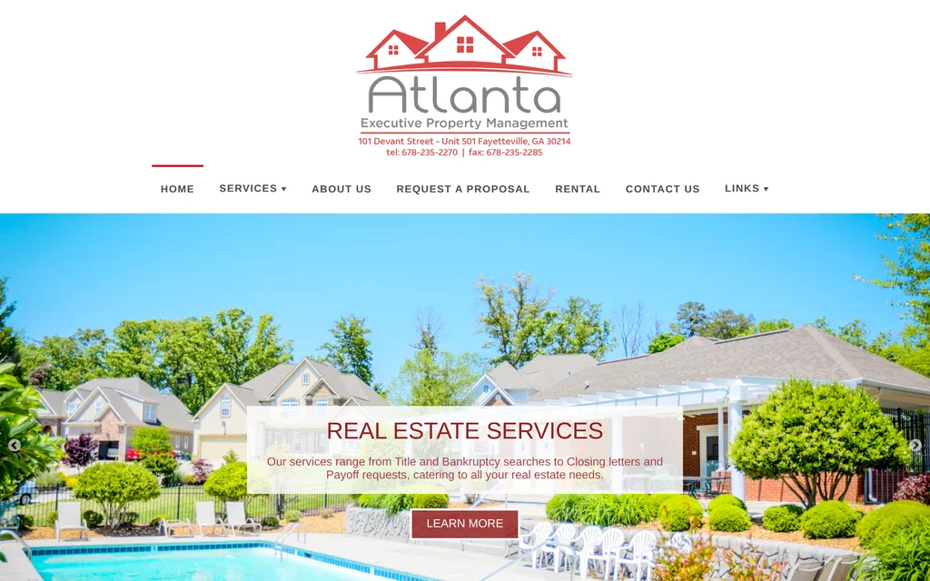 Atlanta Executive PM website